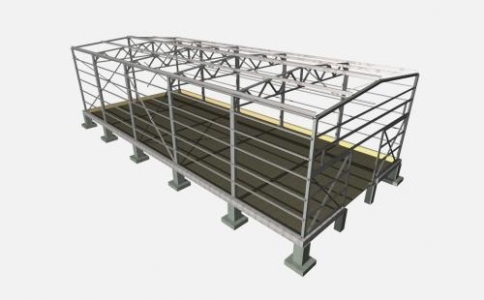 Подготовка грунта и заливка фундамента под ангар